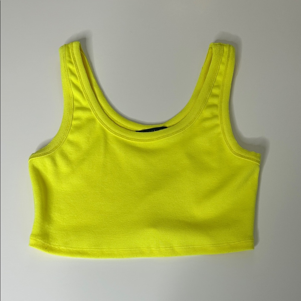 Signature8 Neon Yellow Crop Top